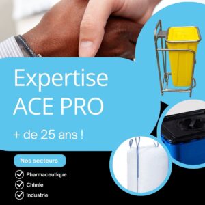 L'expertise ACE PRO dans les secteurs pharmaceutique, chimie et industrie.