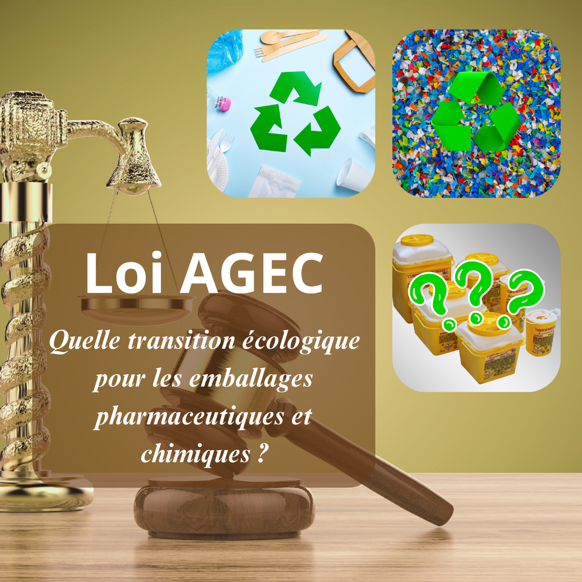 la transition écologique des emballages : loi AGEC